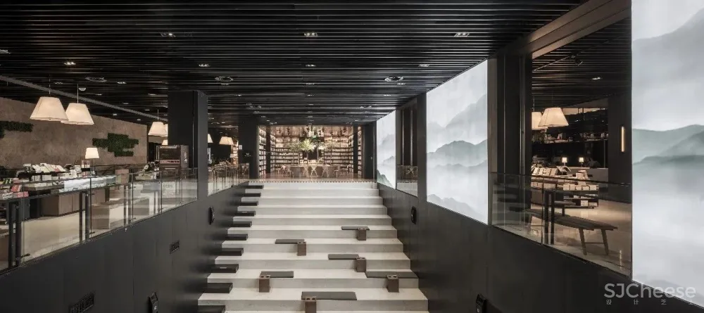 李玮珉新作 成都「九方書店」效果图和实景照片