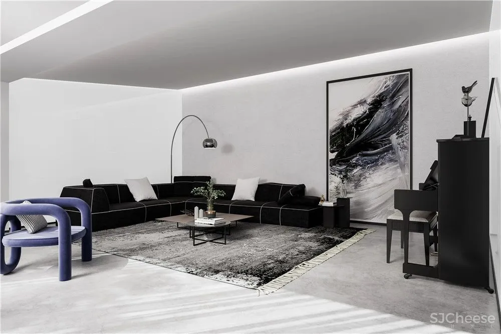 盛莉娜-苏昊臣·星作 900㎡白色极简雅宅·光影 时光