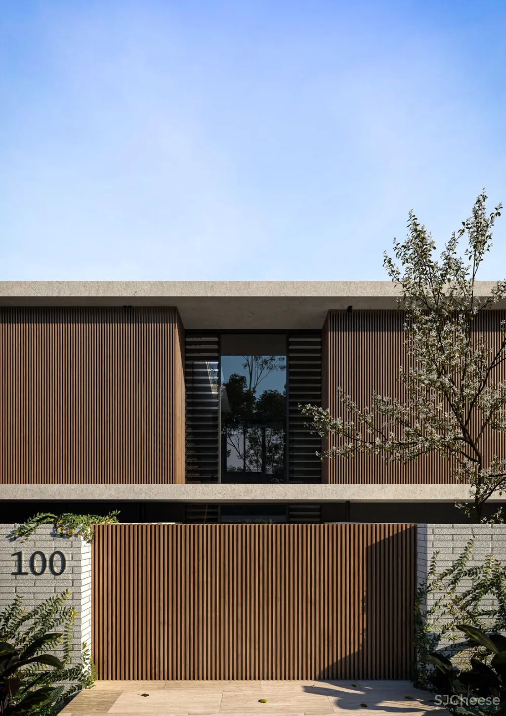 8组住宅效果图,原来大户型更适合极简风!