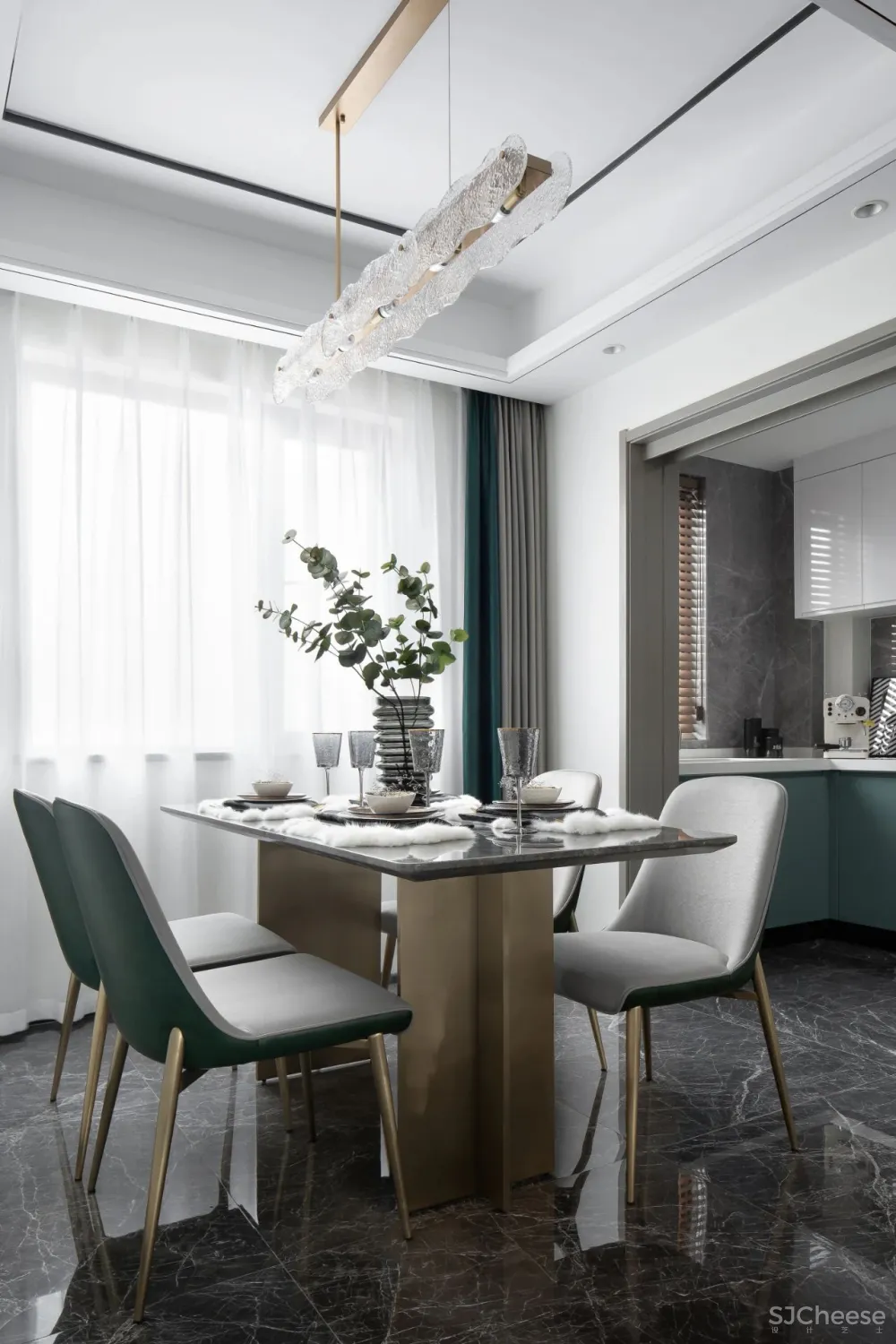 122㎡奢华绿-105㎡暖灰住宅，不期而遇的精致美好！