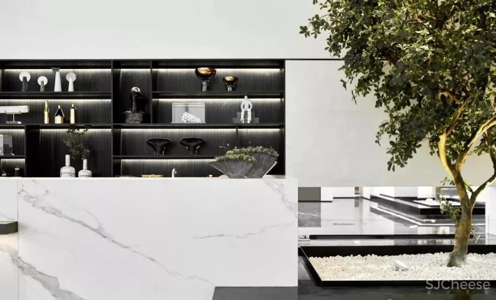 香港環亞聯合設計:自然闲适、悠然忘我 时代滨江上品销售中心! 中国国际室内设计年鉴