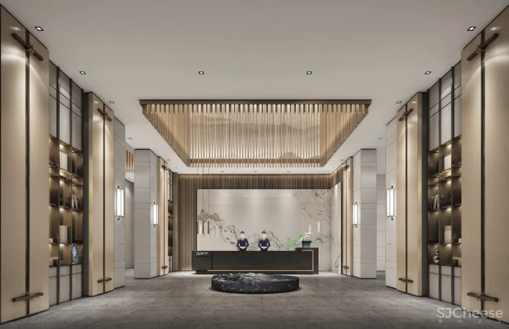 成都「天府上城」售楼中心,以山水重塑东方美学设计!