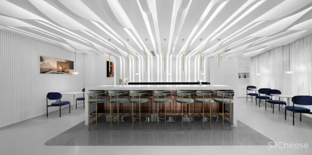 80㎡“鸟巢”概念店,网红门面的极简趣味!