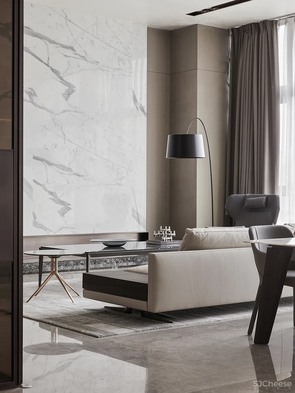 210㎡简约大平层,最纯粹的设计格调!