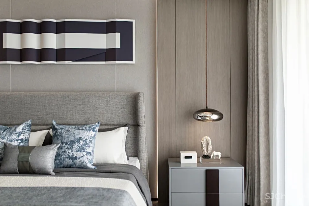 挑空现代简约里的小新中式!