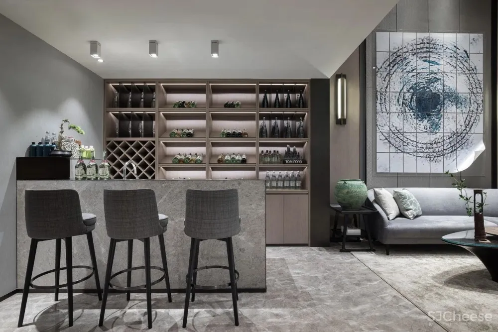 高级灰融合水墨意象,演绎超美新中式!