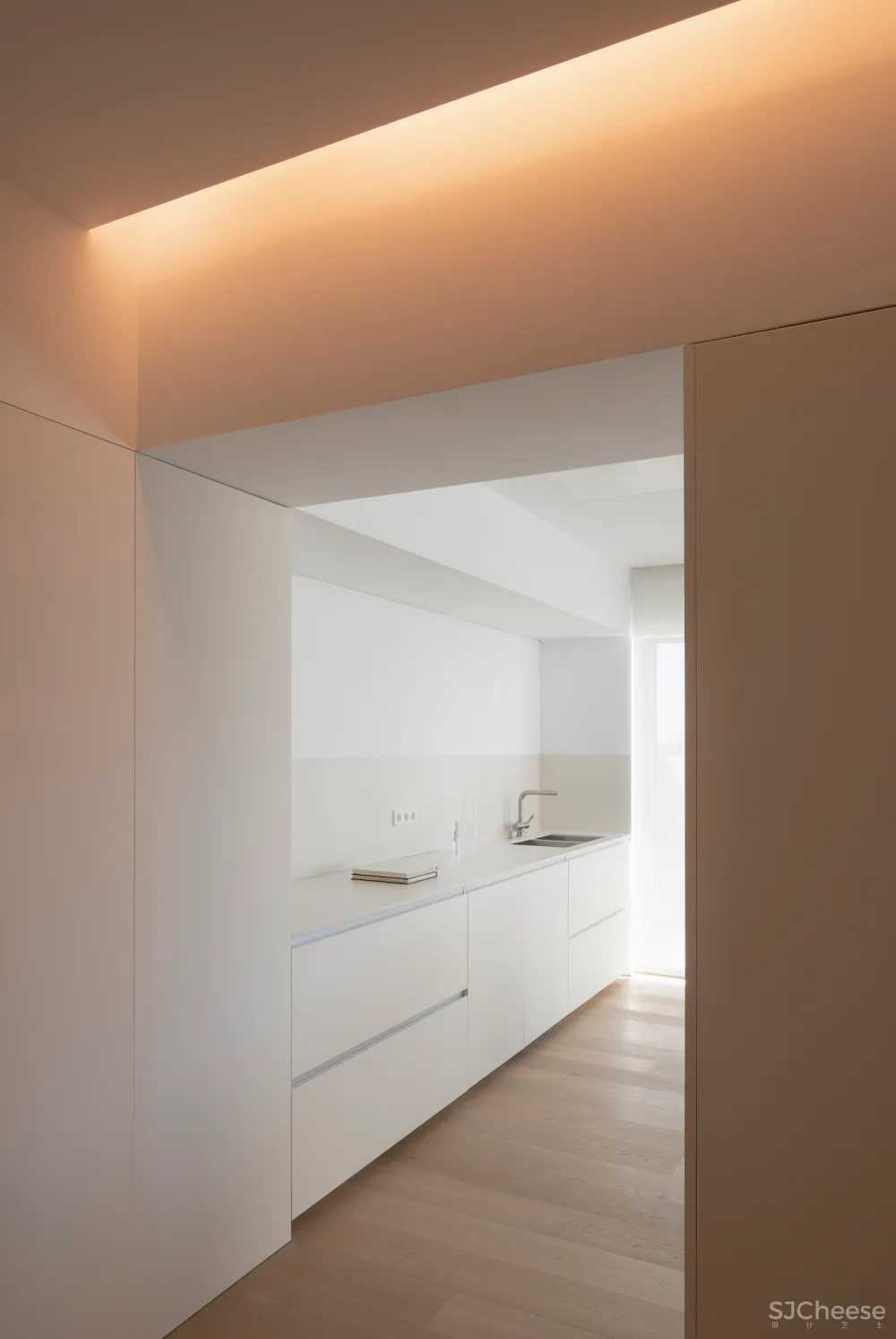 130㎡极简白, 线条简洁才更高级