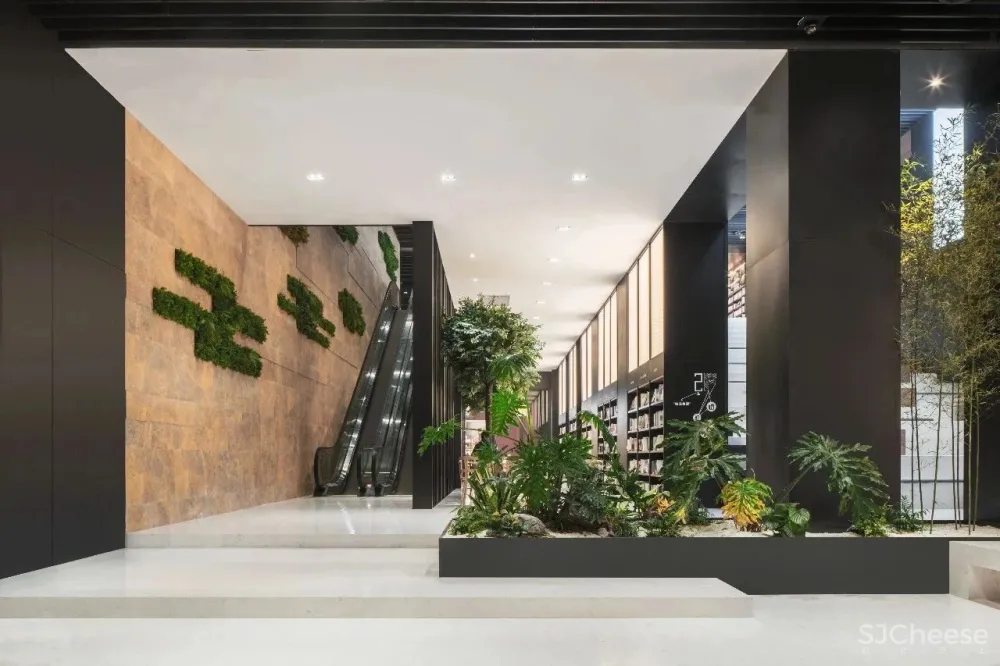 李玮珉新作 成都「九方書店」效果图和实景照片