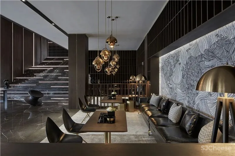 锋尚设计:流动的光与影 滨河珑府销售中心! 中国国际室内设计年鉴