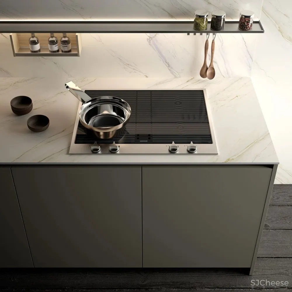 studiopodrini新作 高级灰奢华厨房