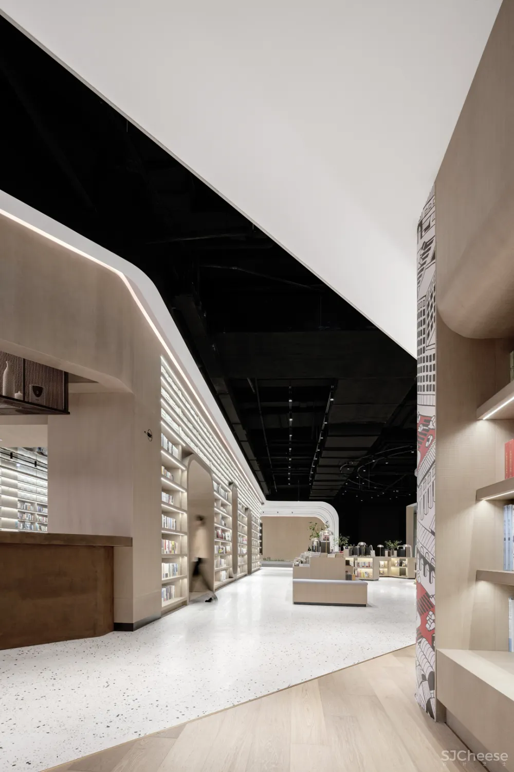 阅时光—新式多功能书店 共生形态设计