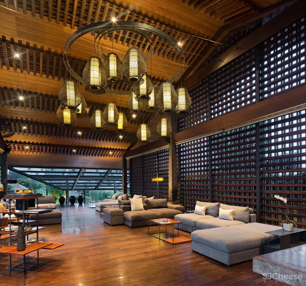 传统材料与现代元素的融合-印尼Santai隐世度假别墅！