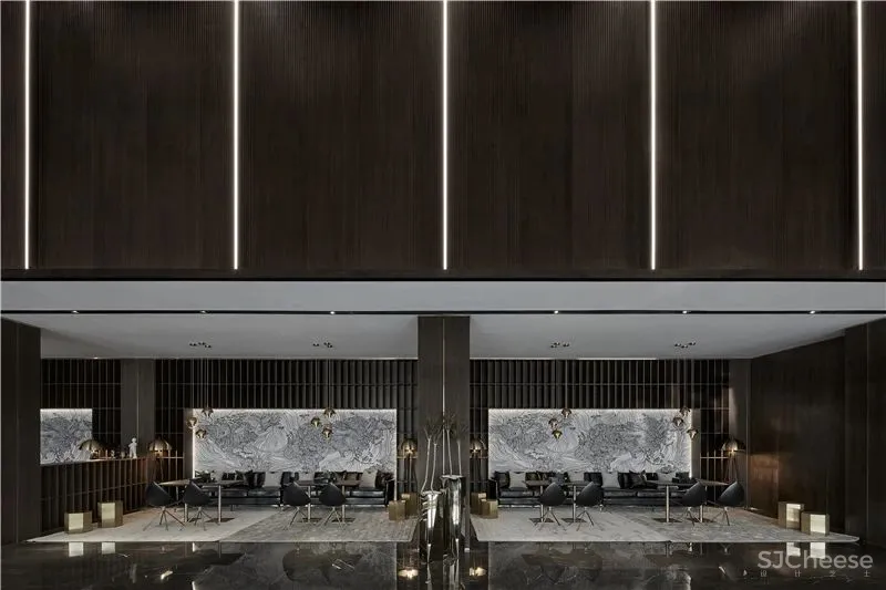 锋尚设计:流动的光与影 滨河珑府销售中心! 中国国际室内设计年鉴