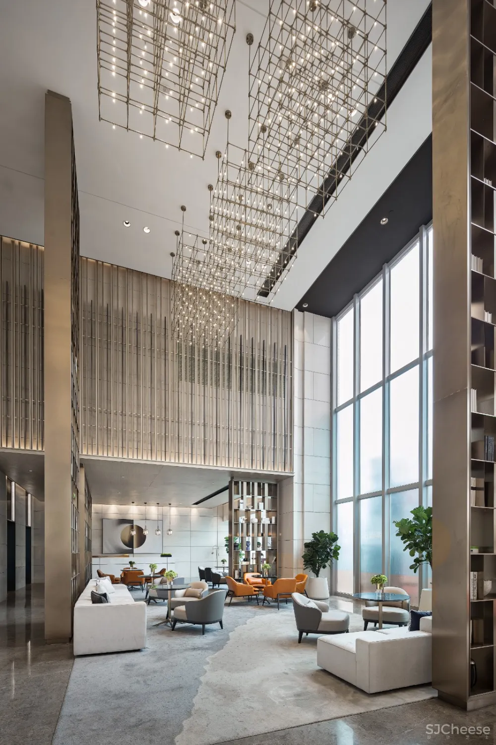 汇格设计丨写字楼大堂案例·深圳中粮云景广场写字楼