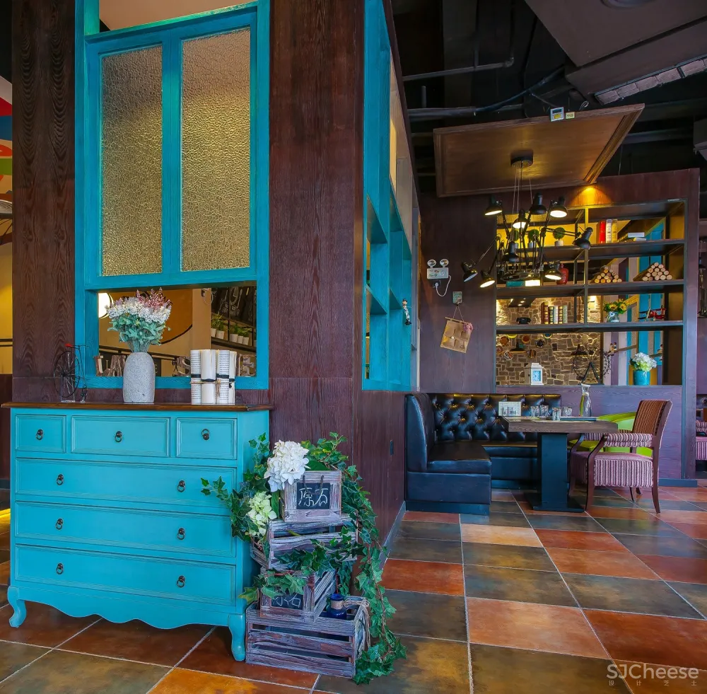 牛排餐厅设计【原石牛扒】约上朋友聚一聚,在这高颜值艺术餐厅