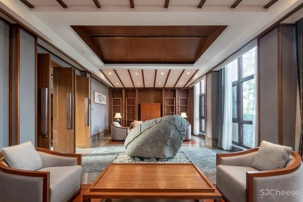 柒合设计——涞源华中小镇 · 白桦林温泉谷-竹里馆 中国国际室内设计年鉴