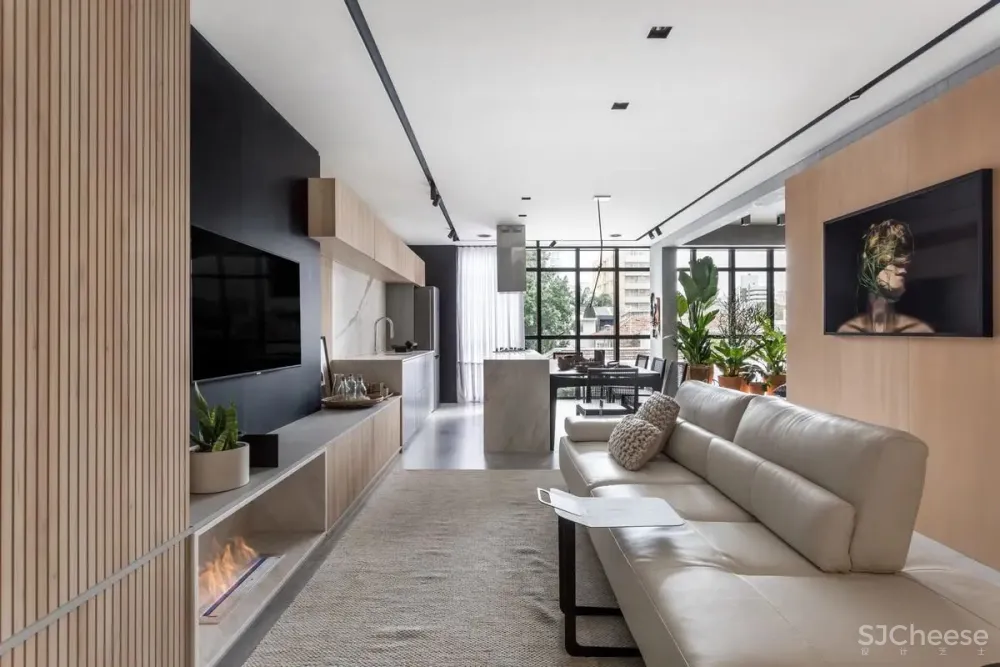 巴西原木色活力公寓 Crippa-Assis Arquitetura 新作