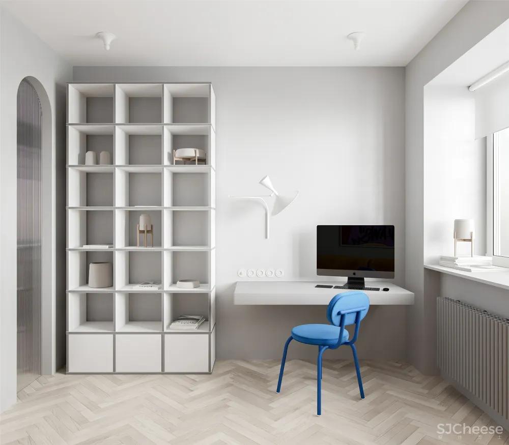 90㎡轻奢三房，艺术品这么用太有腔调