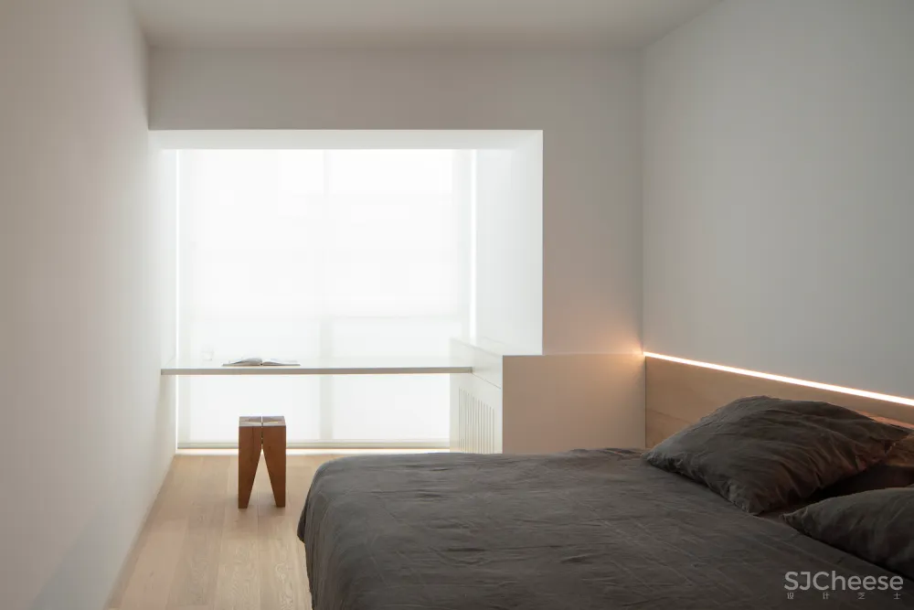 130㎡极简白, 线条简洁才更高级