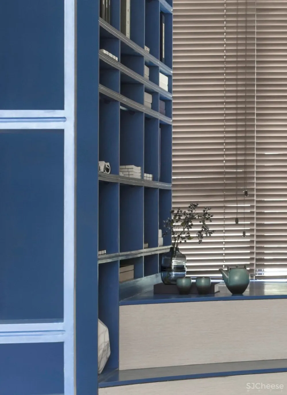 170㎡意式简约大平层,江山蓝的志趣雅馨!