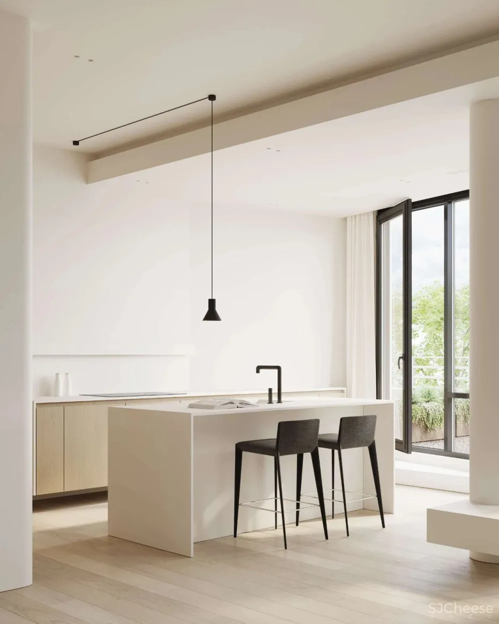 极简白 原木,最纯粹的设计格调