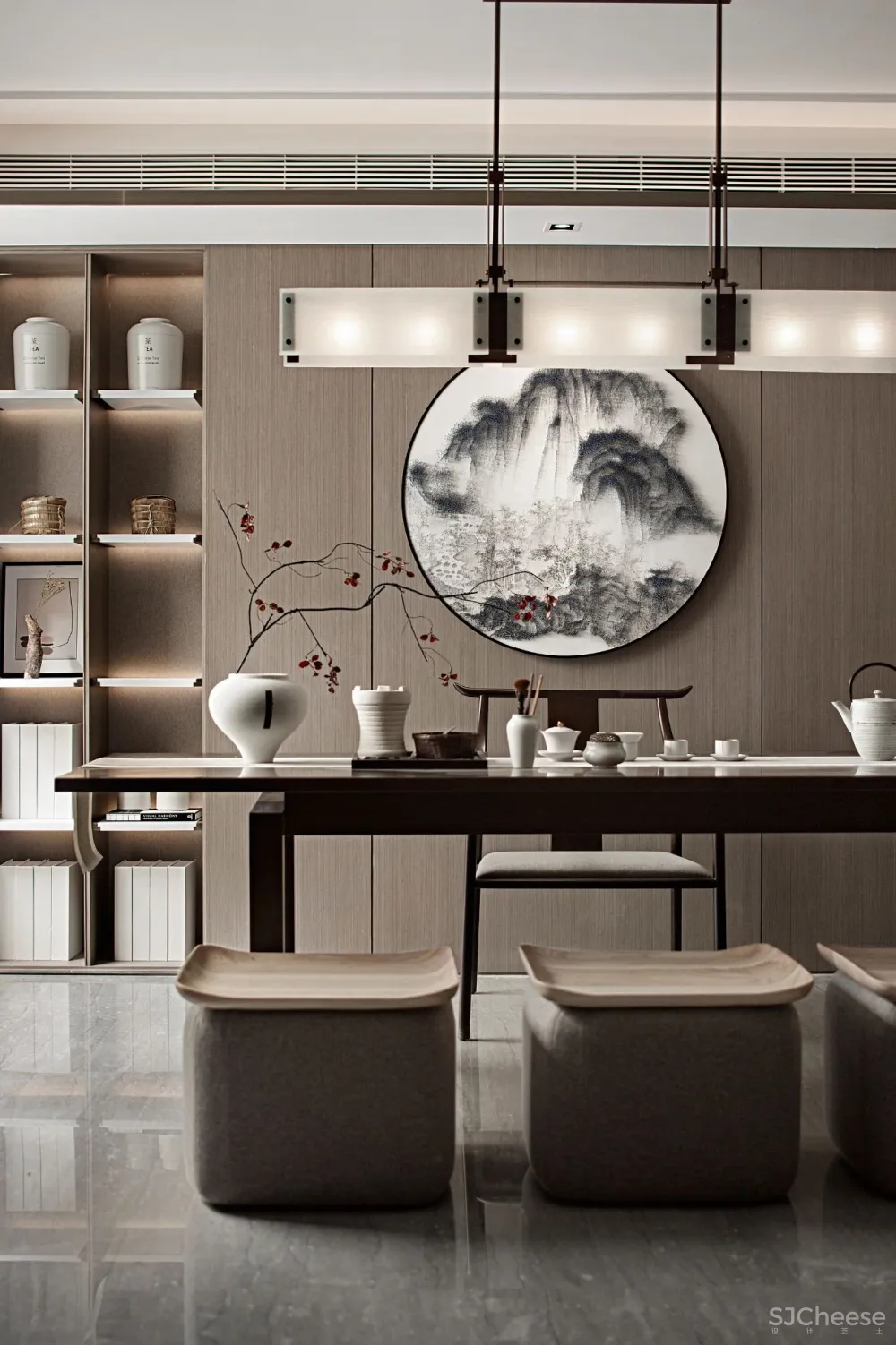 219㎡轻奢风跃层洋房,后浪青年憧憬的“精质”家!