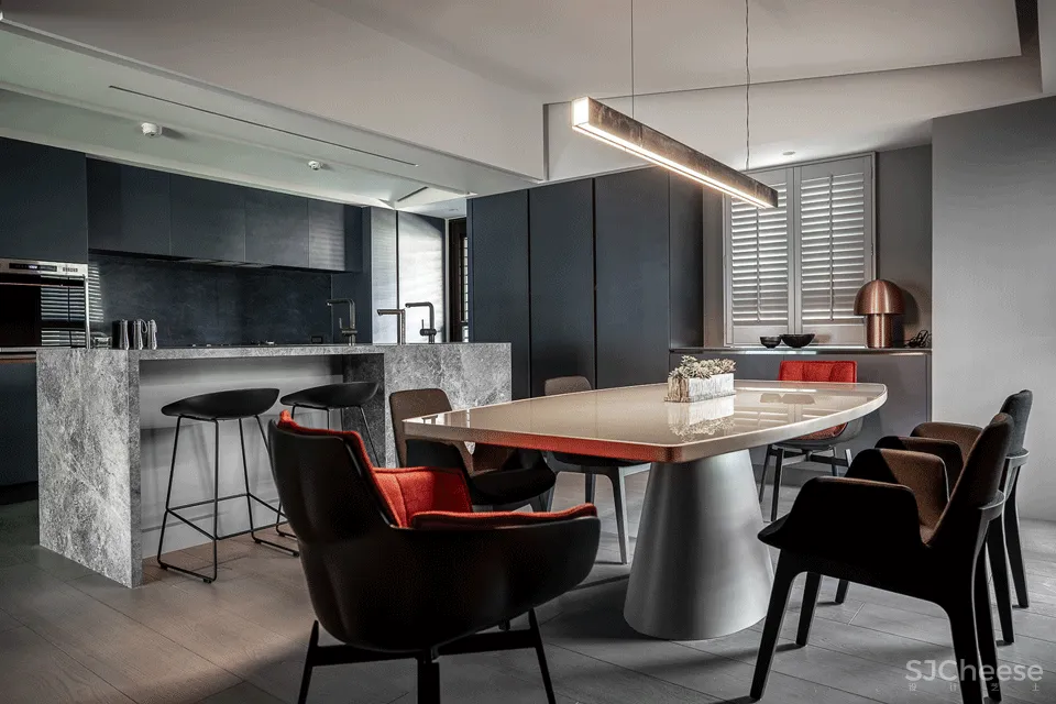 高级灰撞色，这才是美宅打开方式！