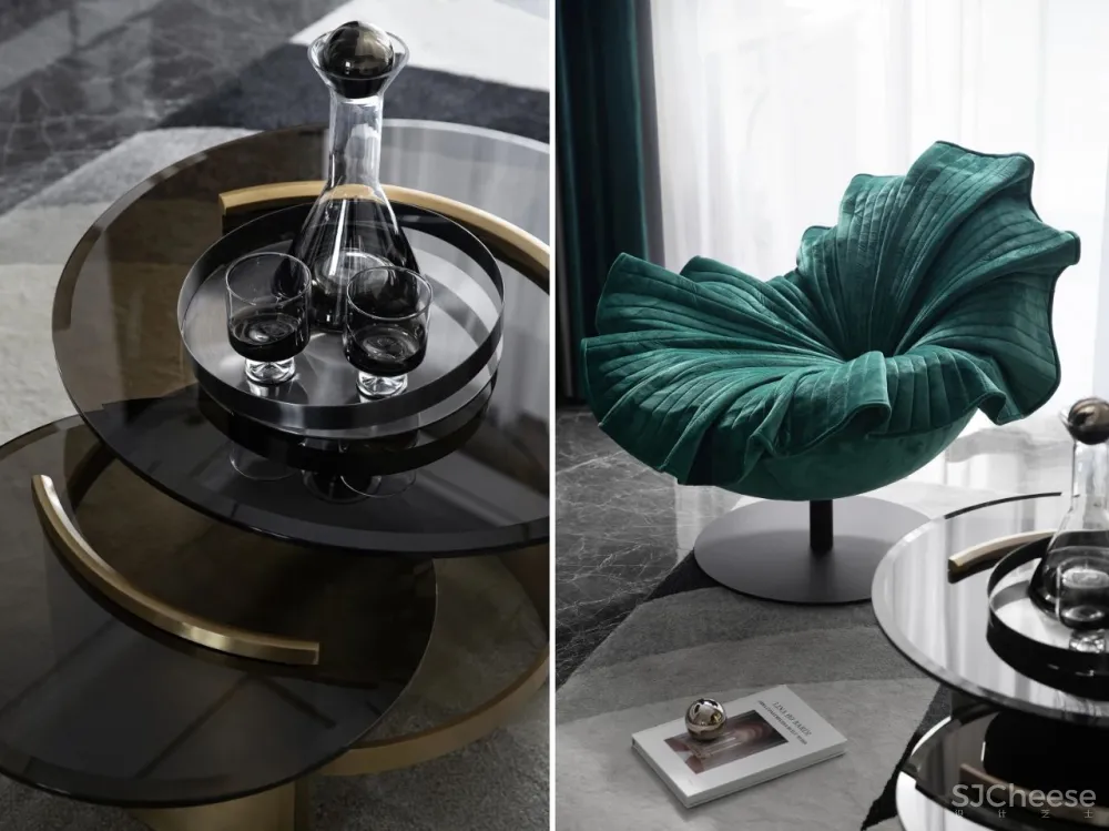 122㎡奢华绿-105㎡暖灰住宅，不期而遇的精致美好！