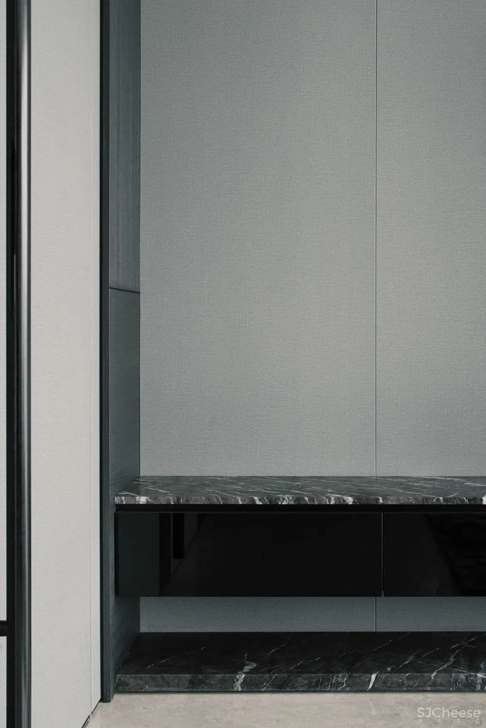 146㎡ 黑色调公寓,打造别样的轻奢感