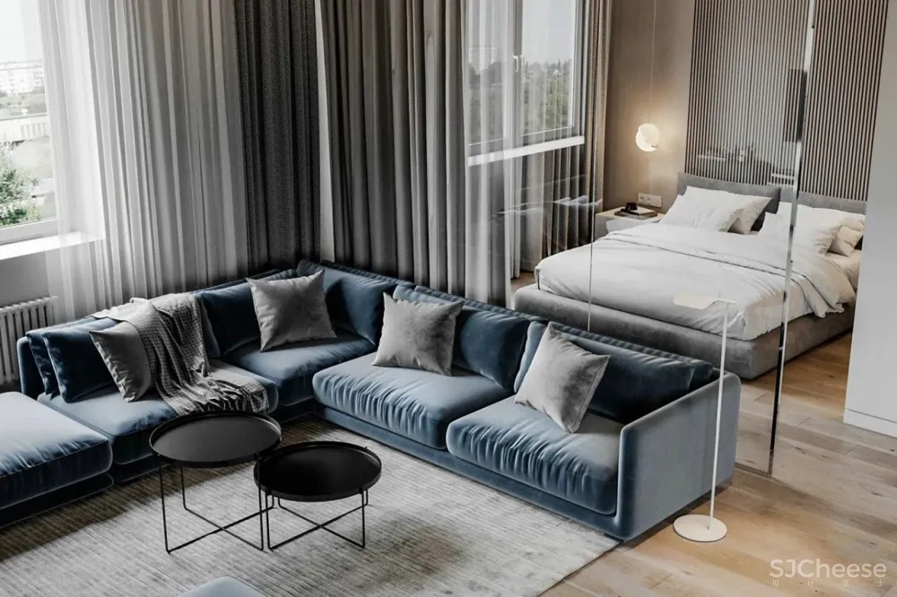 72㎡的小家，这样的简约设计很赞！