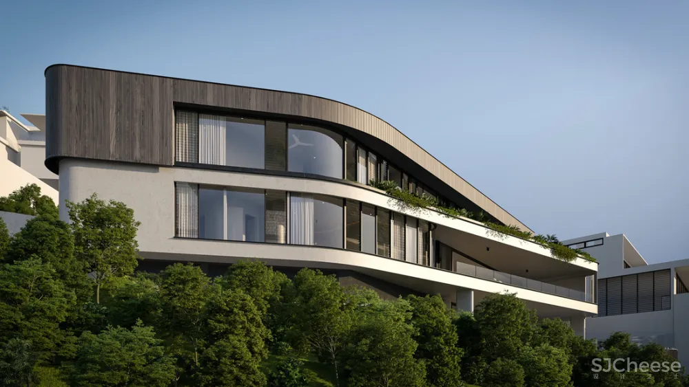 8组住宅效果图,原来大户型更适合极简风!