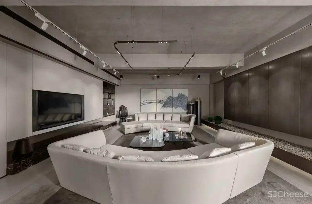 原始水泥质感，诠释奢华品质空间 环廷设计