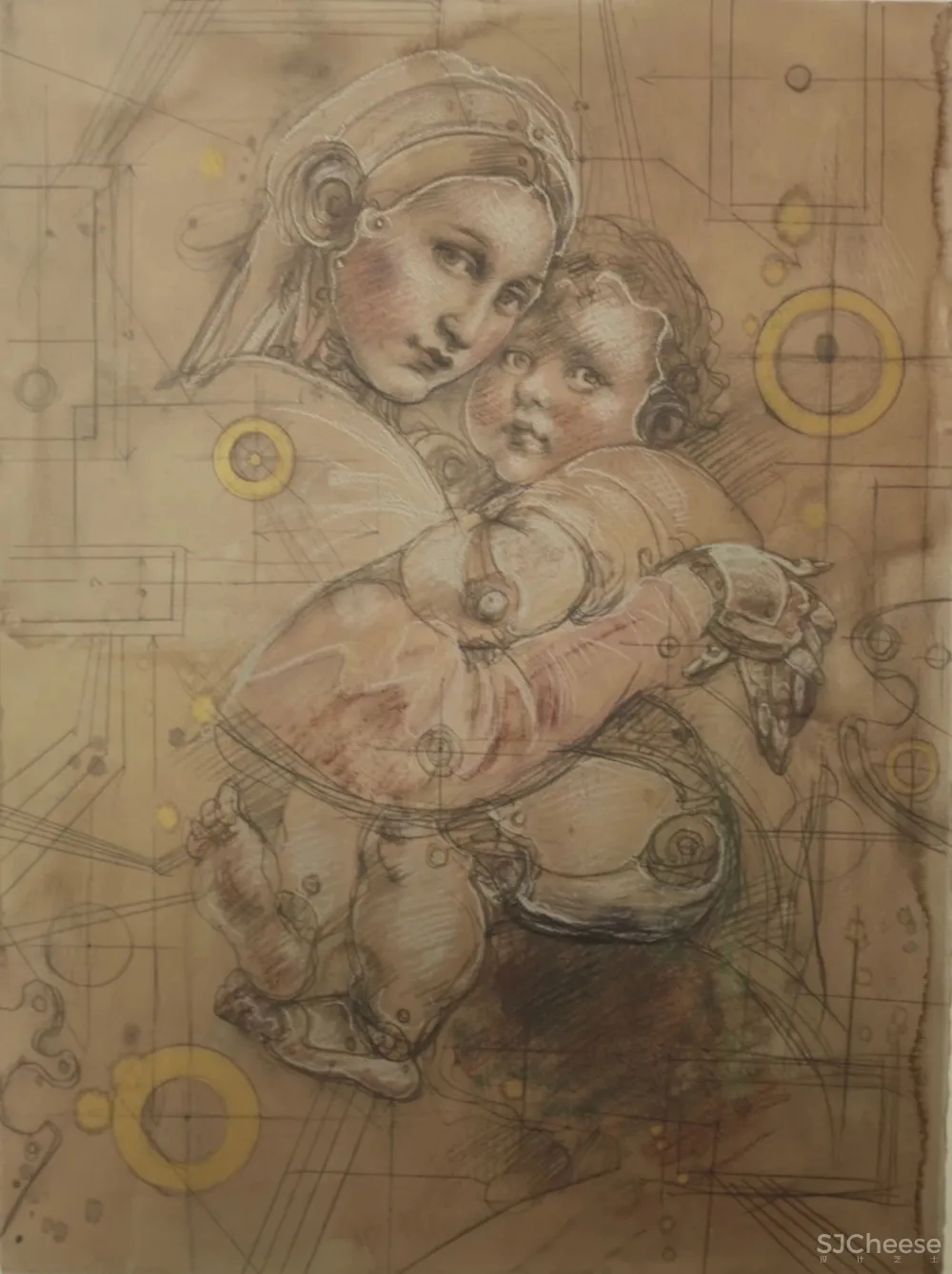 文超:128㎡灰木系空间,这样的复古才够味!