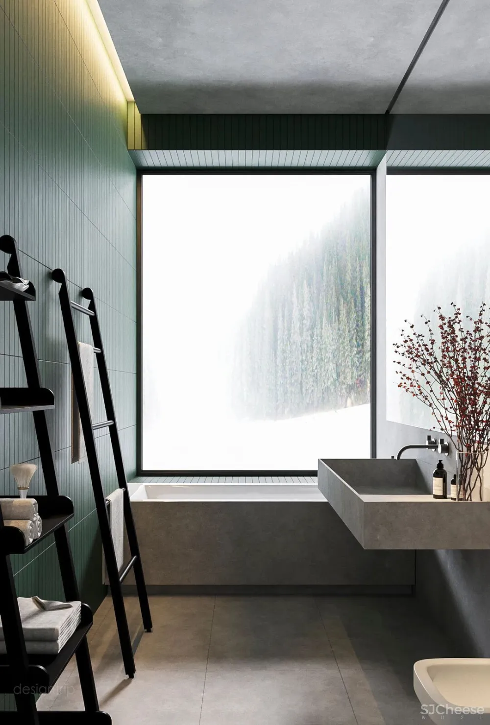 85㎡ 简约居所,“鱼骨拼”木地板站C位