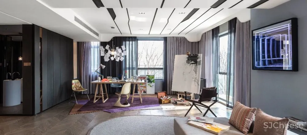 400m²“超美学”叠拼样板间,解密奢华墅作之空间狂想!