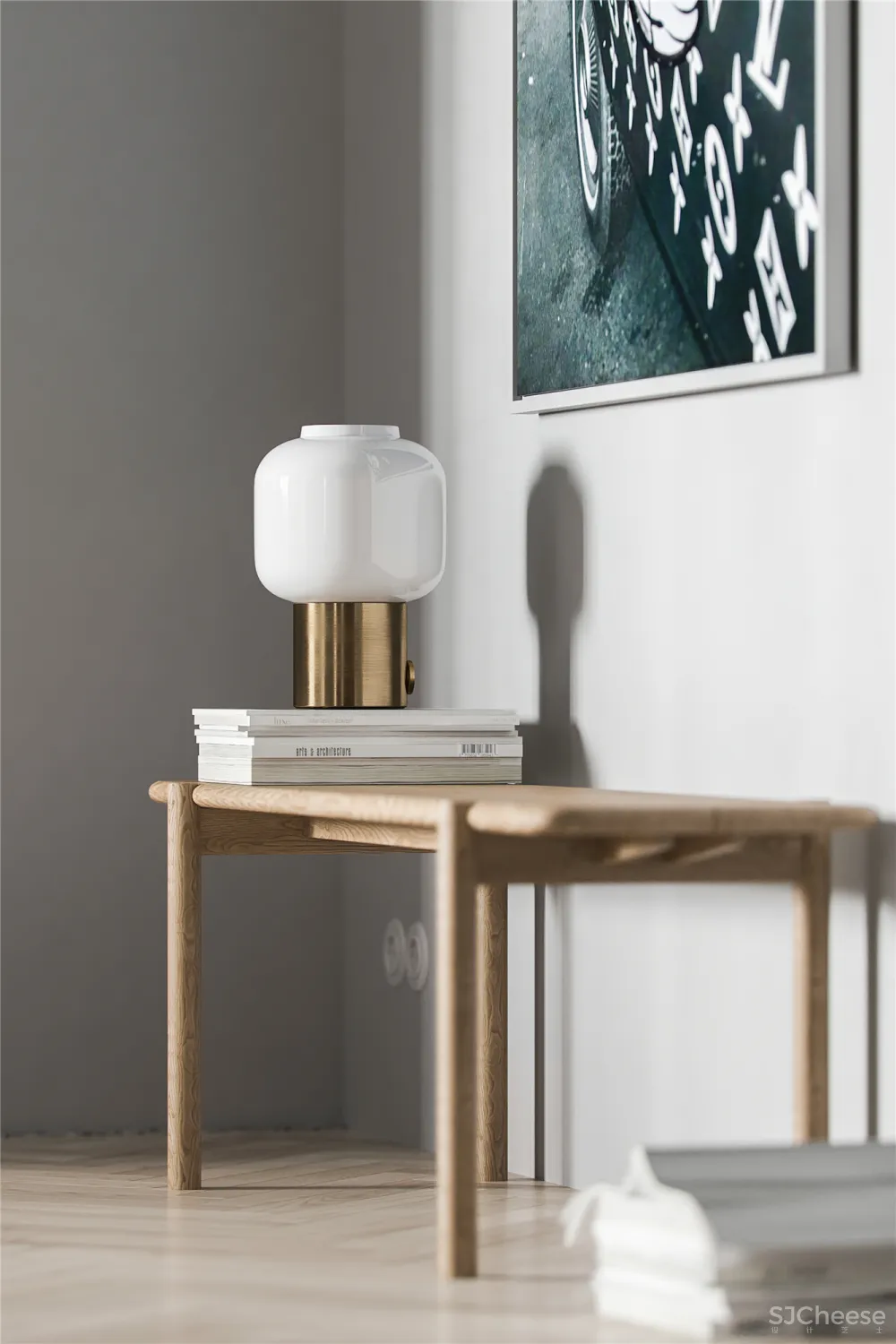 90㎡轻奢三房，艺术品这么用太有腔调