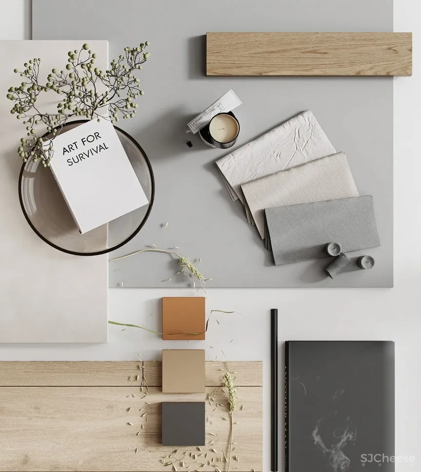 88㎡裸色简约,简单的设计更显高级