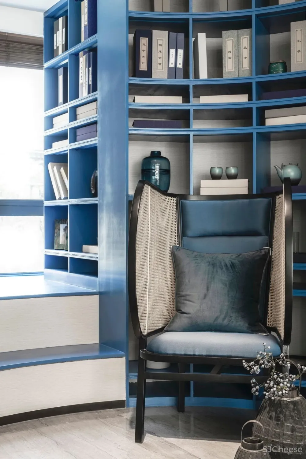 170㎡意式简约大平层,江山蓝的志趣雅馨!