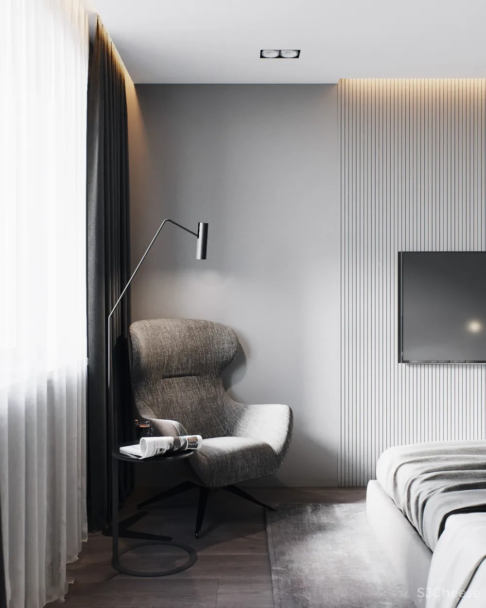 110㎡ 两室一厅,灯光这样设计更优雅!