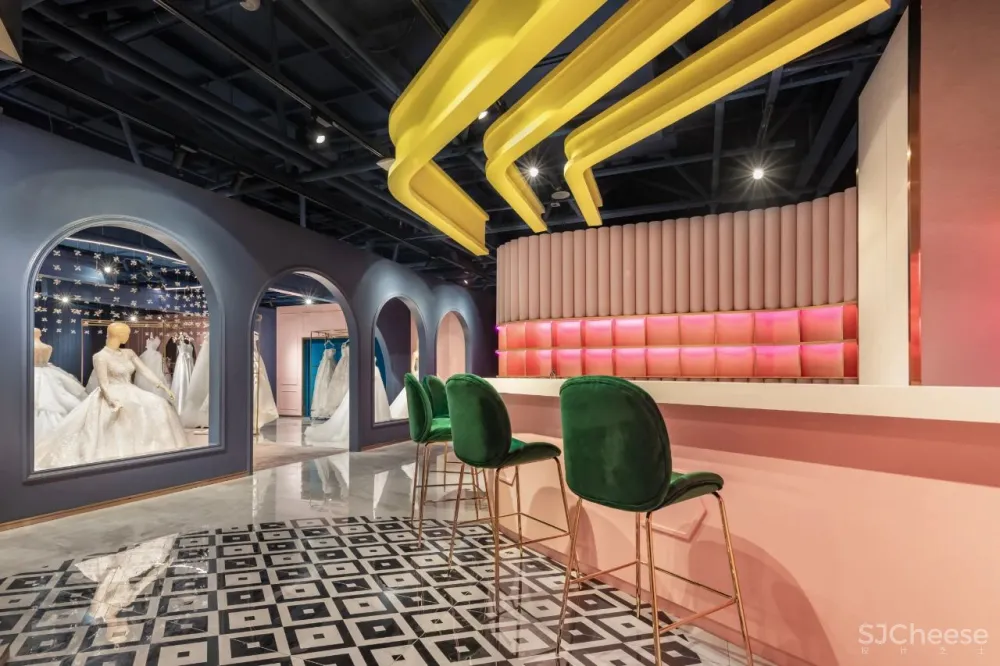 新作 苏作人装饰设计:梦中的婚纱店,是极致的Romantic!