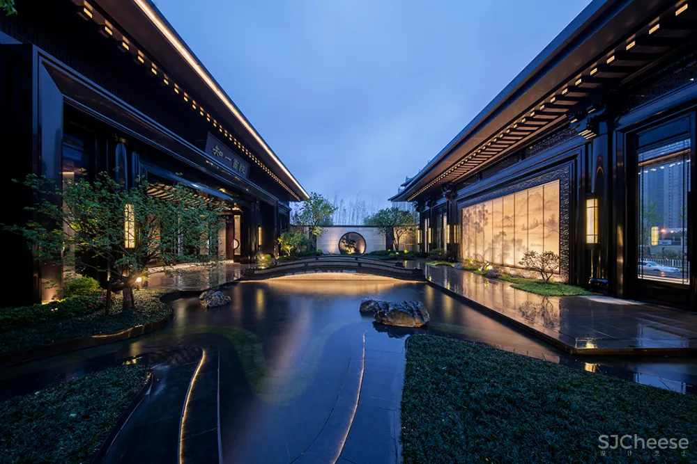 吴文粒:1745㎡绝美中式庭院,一帘诗意、四水归情!