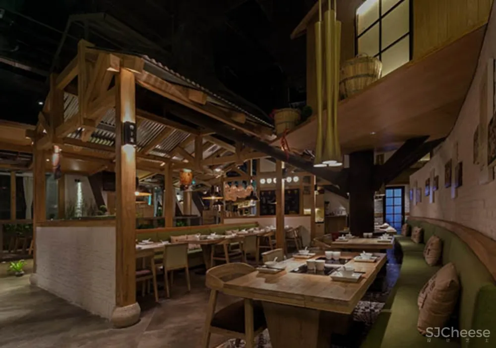 “拾味馆”餐厅设计，重拾骨子里的味道