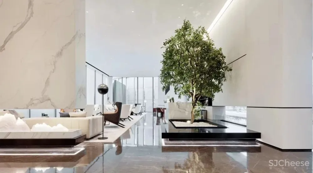 香港環亞聯合設計:自然闲适、悠然忘我 时代滨江上品销售中心! 中国国际室内设计年鉴