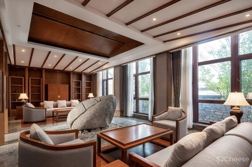 柒合设计——涞源华中小镇 · 白桦林温泉谷-竹里馆 中国国际室内设计年鉴