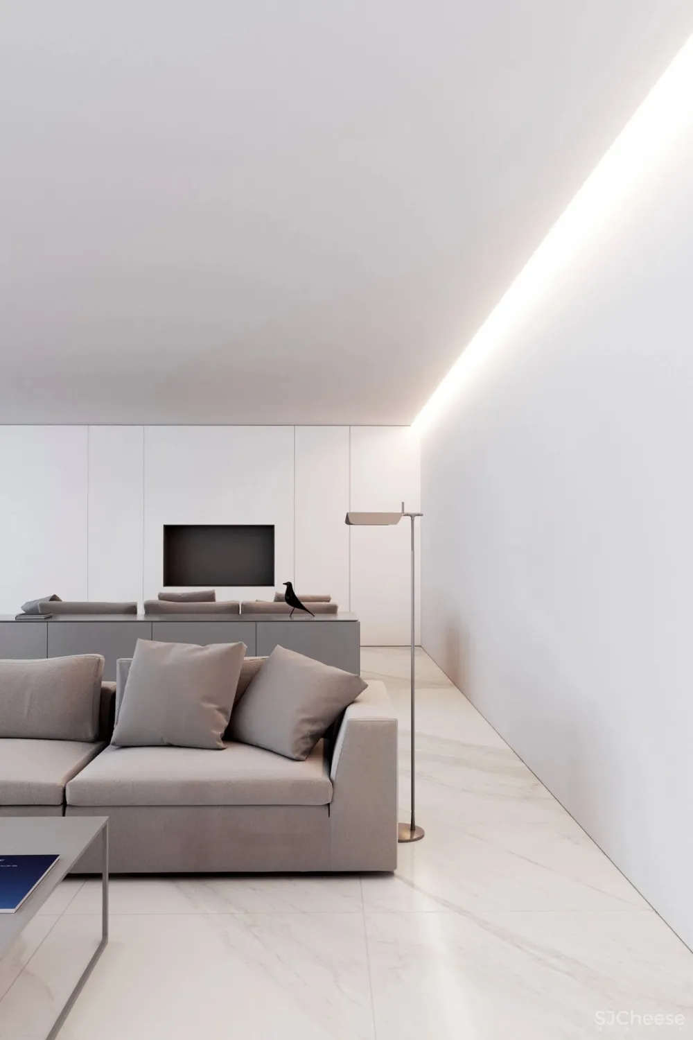 美爆了,白色极简主义别墅!