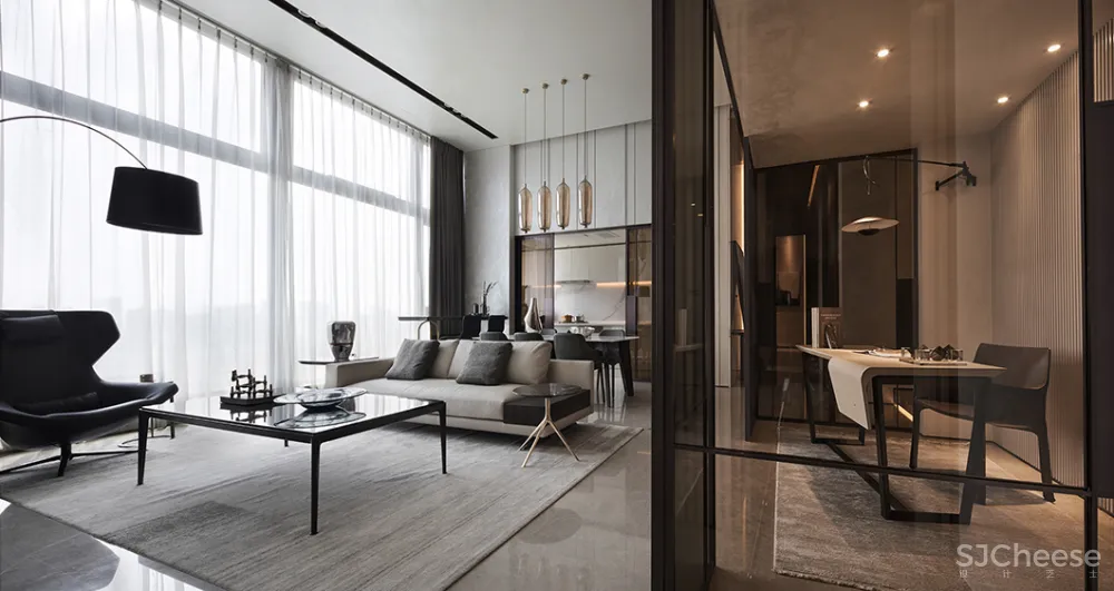 210㎡简约大平层,最纯粹的设计格调!