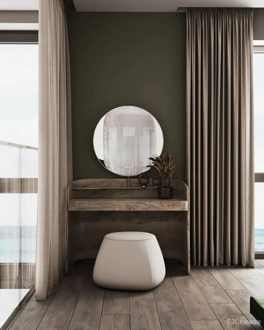 Artpartner新作 简约质朴三口之家