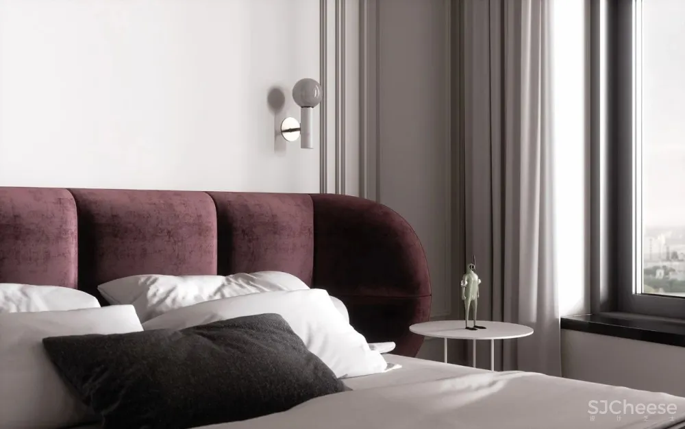 60㎡二房一厅,新古典的优雅气派!