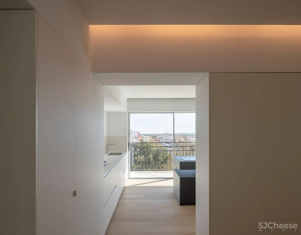 130㎡极简白, 线条简洁才更高级