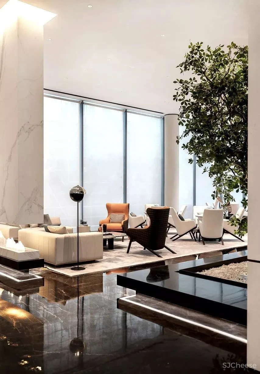 香港環亞聯合設計:自然闲适、悠然忘我 时代滨江上品销售中心! 中国国际室内设计年鉴